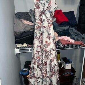 Minkpink Floral Sleeveless Maxi Dress